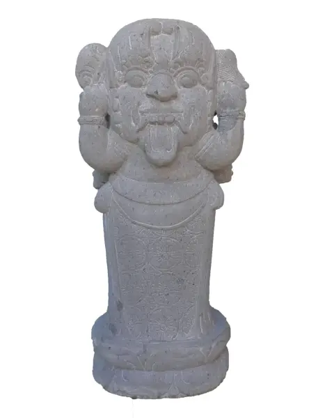 Product image of the product “Standing Ganesha, 60 cm height, riverstone, stonemasony ”